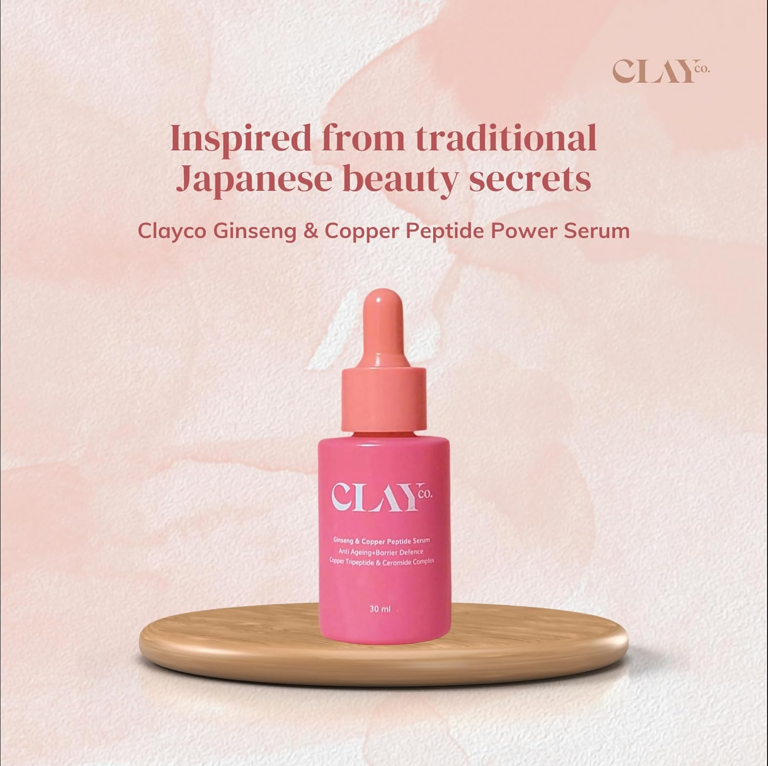 Clayco Ginseng and Copper Peptide Power Serum