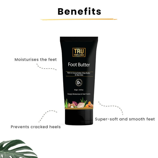 Tru Hair & Skin Foot Butter For Cracked Heels Main Image