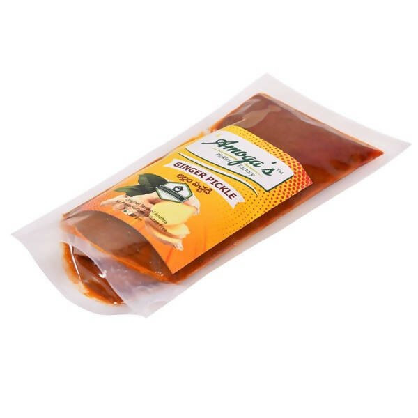 Amoga's Pickles Factory Ginger Pickle Andhra Style Main Image