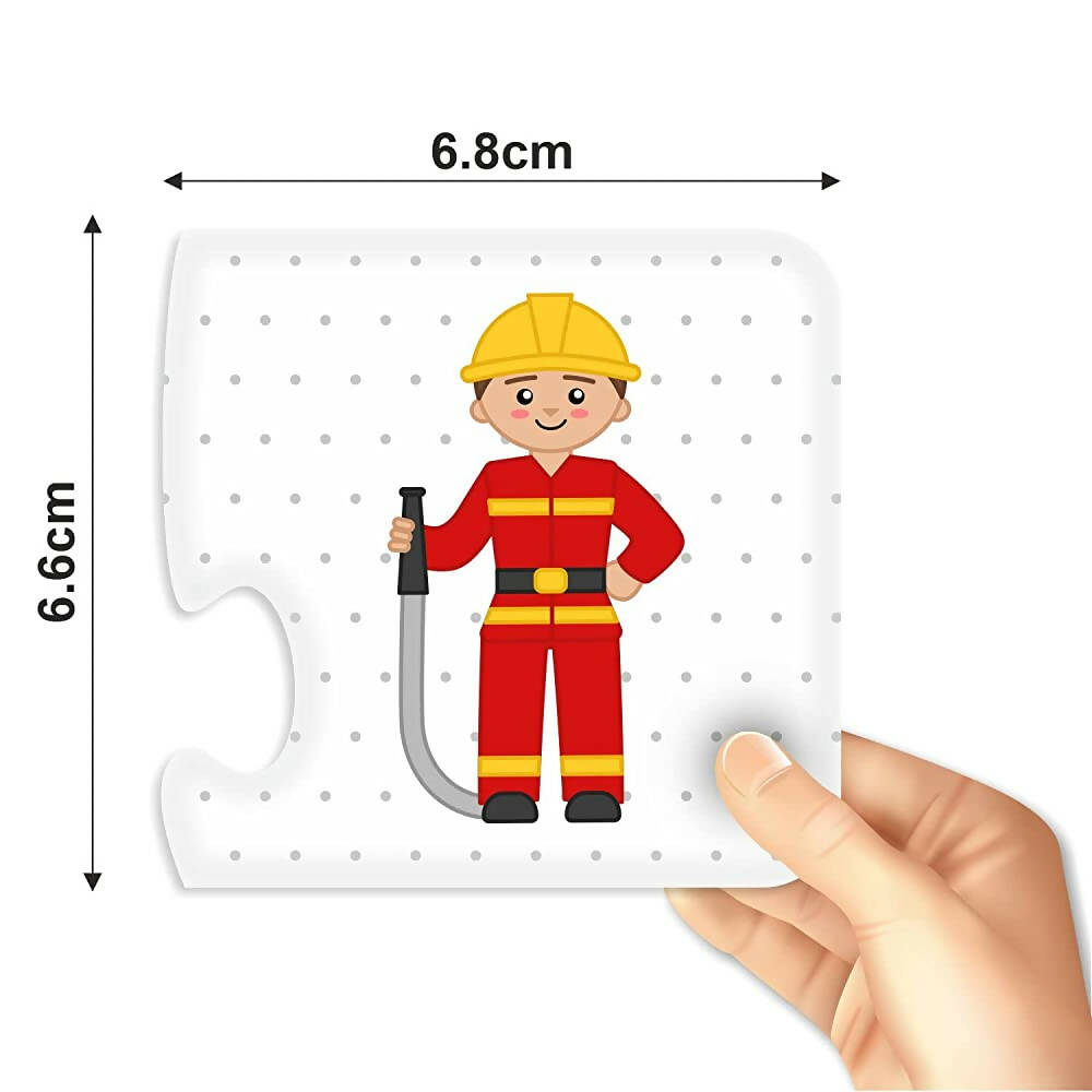 Webby Our Profession 2 Pieces Learning Pack Jigsaw Puzzle for Kids