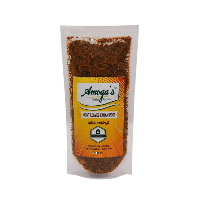 Amoga's Pickles Factory Mint Leaves Karam Podi Hover Image