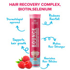 Chicnutrix Glow + Super C + Bounce Effervescent Tablets Combo - Vitamin C with Skin Care and Hairfall Control Bundle