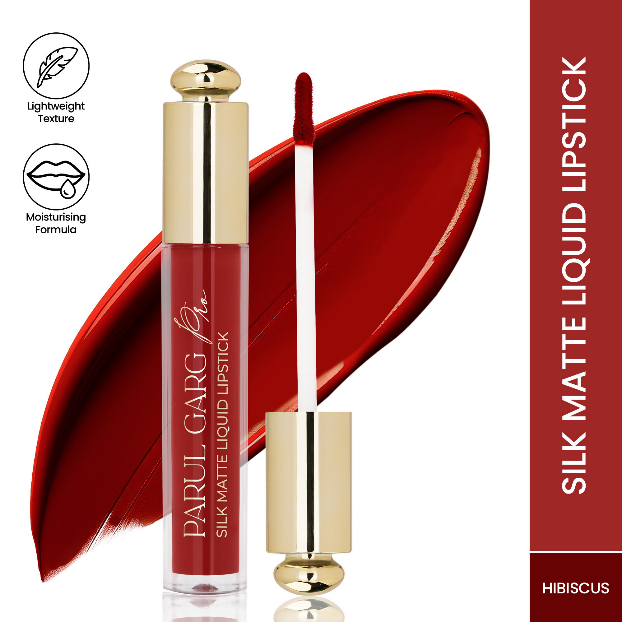 Parul Garg Beauty Silk Matte Liquid Lipstick - Hibiscus 01