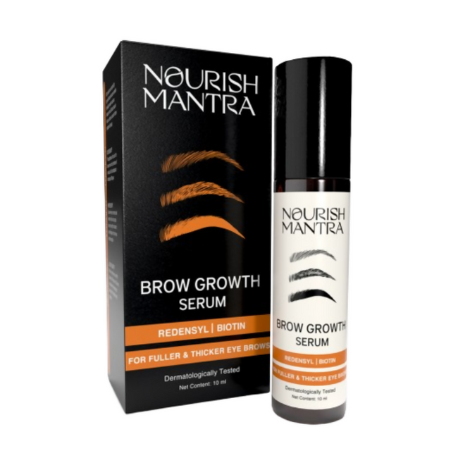 Nourish Mantra Eye Brow Growth Serum with Biotin & Peptides Hover Image