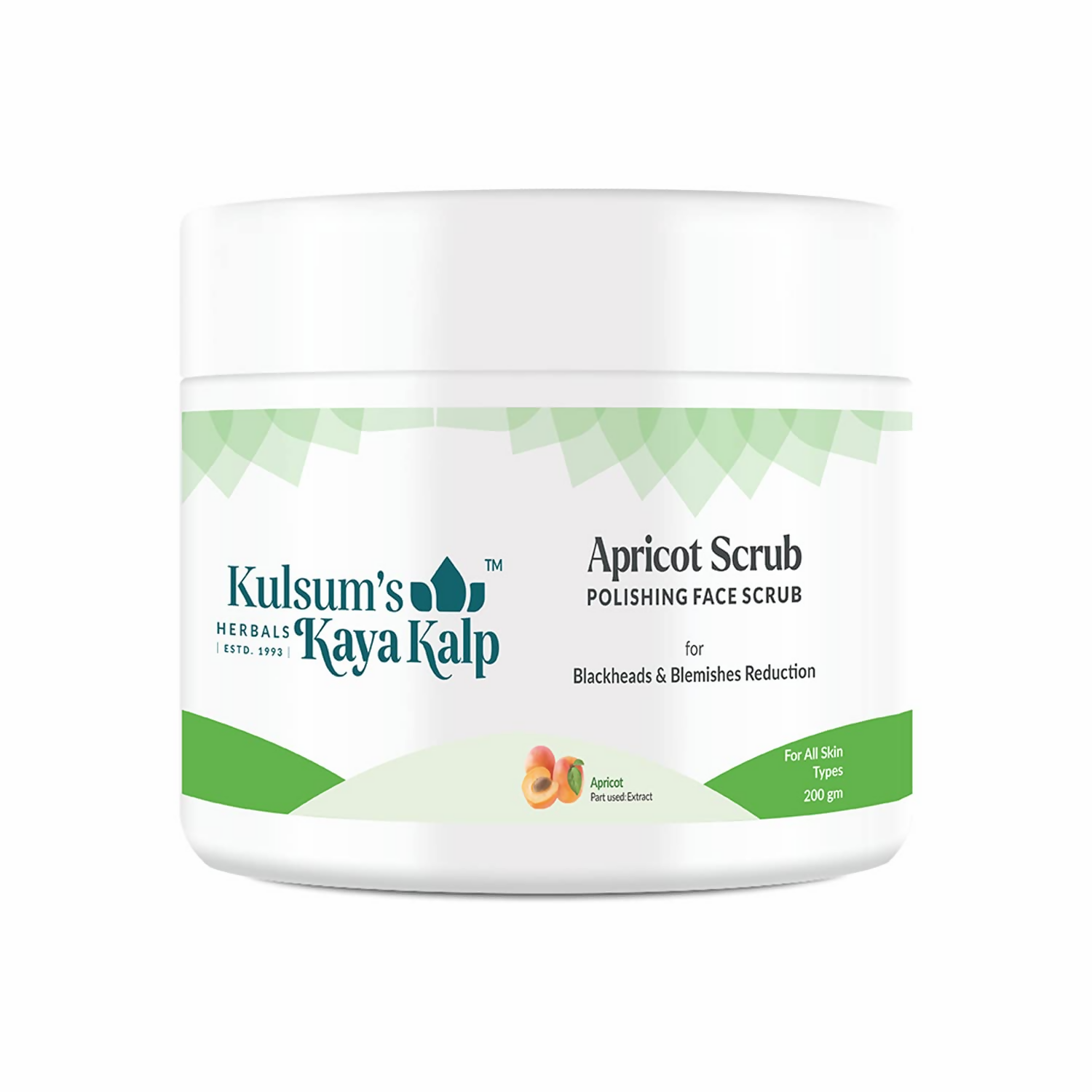 Kulsum's Kaya Kalp Apricot Scrub For Blackheads & Blemishes Reduction