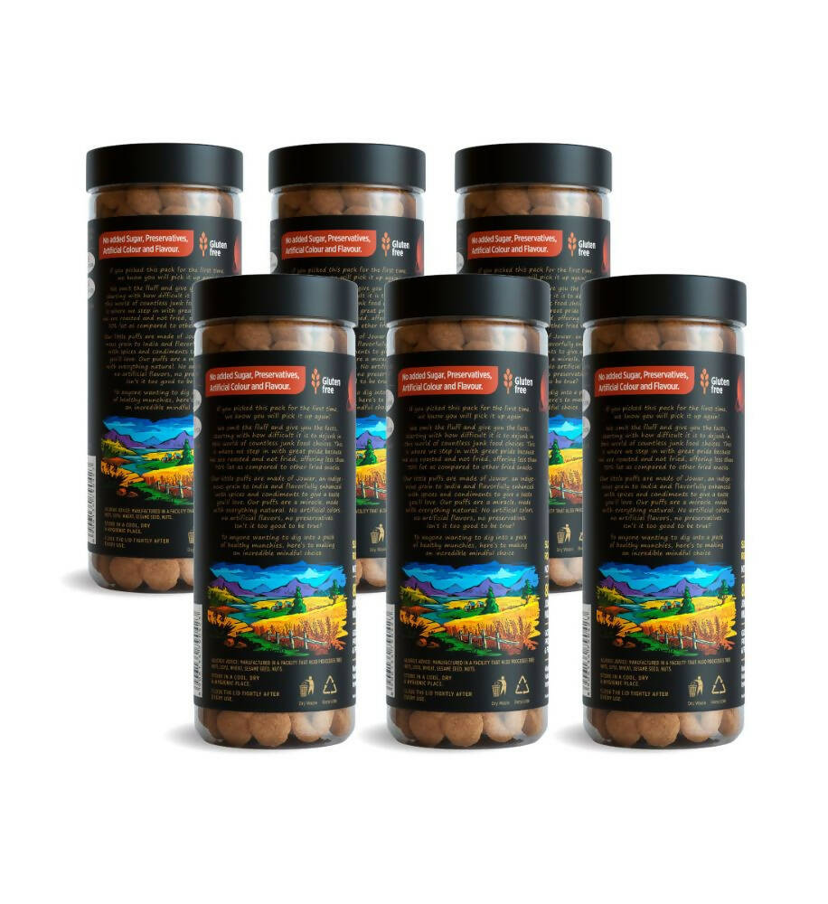 Eatopia Superfoods Jowar Puffs - Mood Masala