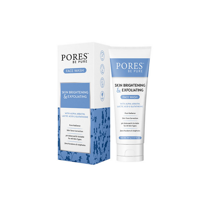 Pores Be Pure Skin Brightening & Exfoliating Face Wash With Glutathione Hover Image