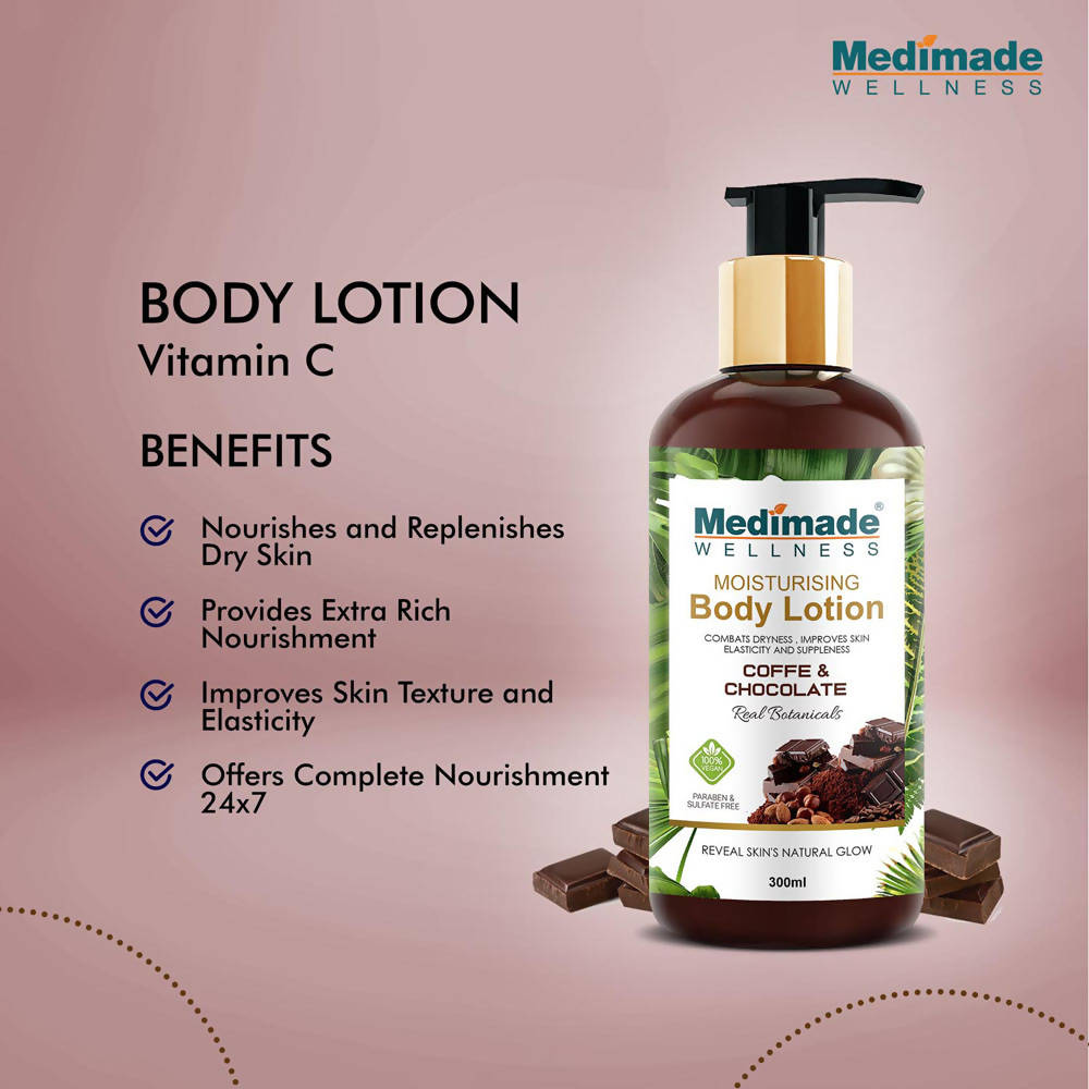 Medimade Wellness Coffee and Chocolate Moisturising Body Lotion