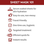 Nykaa Skin Secrets Exotic Indulgence Strawberry + Argan Oil Sheet Mask For Blemish - Free Skin