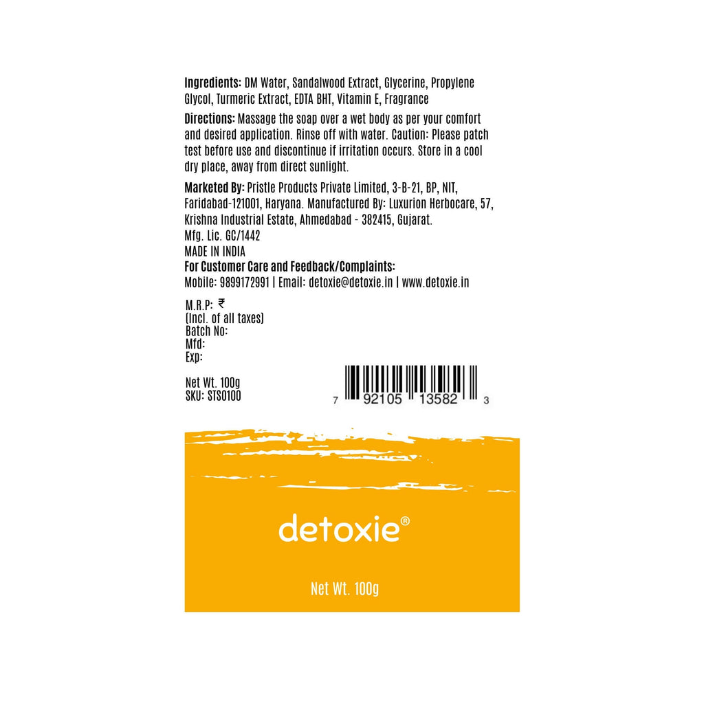 Detoxie Handmade Soaps Combo