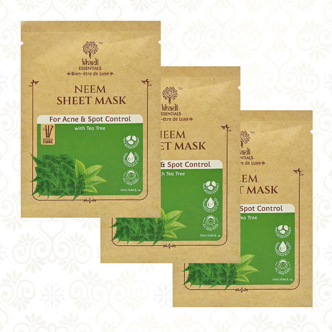 Khadi Essentials Neem Serum Sheet Mask Hover Image