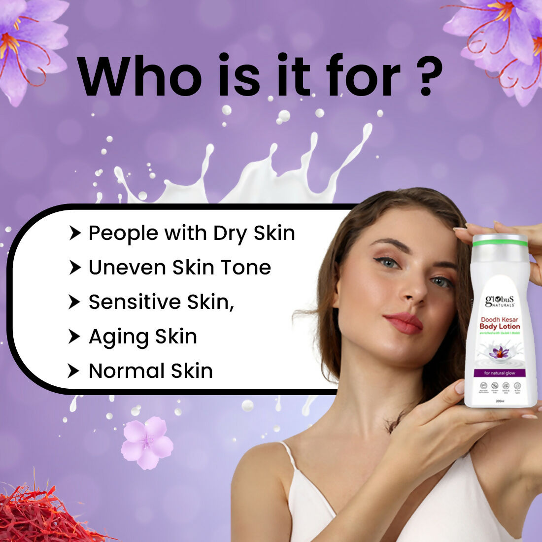 Globus Naturals Doodh Kesar Body Lotion