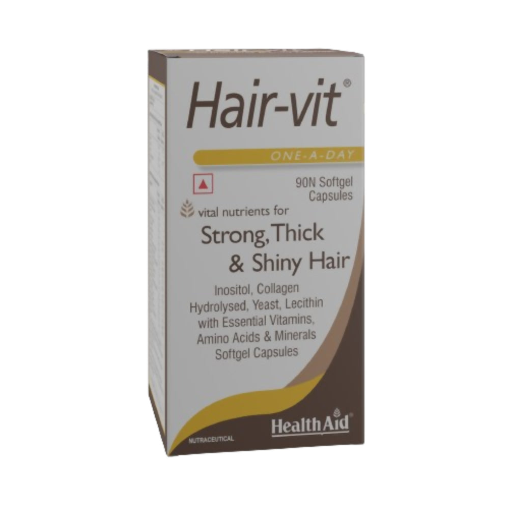 HealthAid Hair-vit (Multivitamins for Hair) Capsules