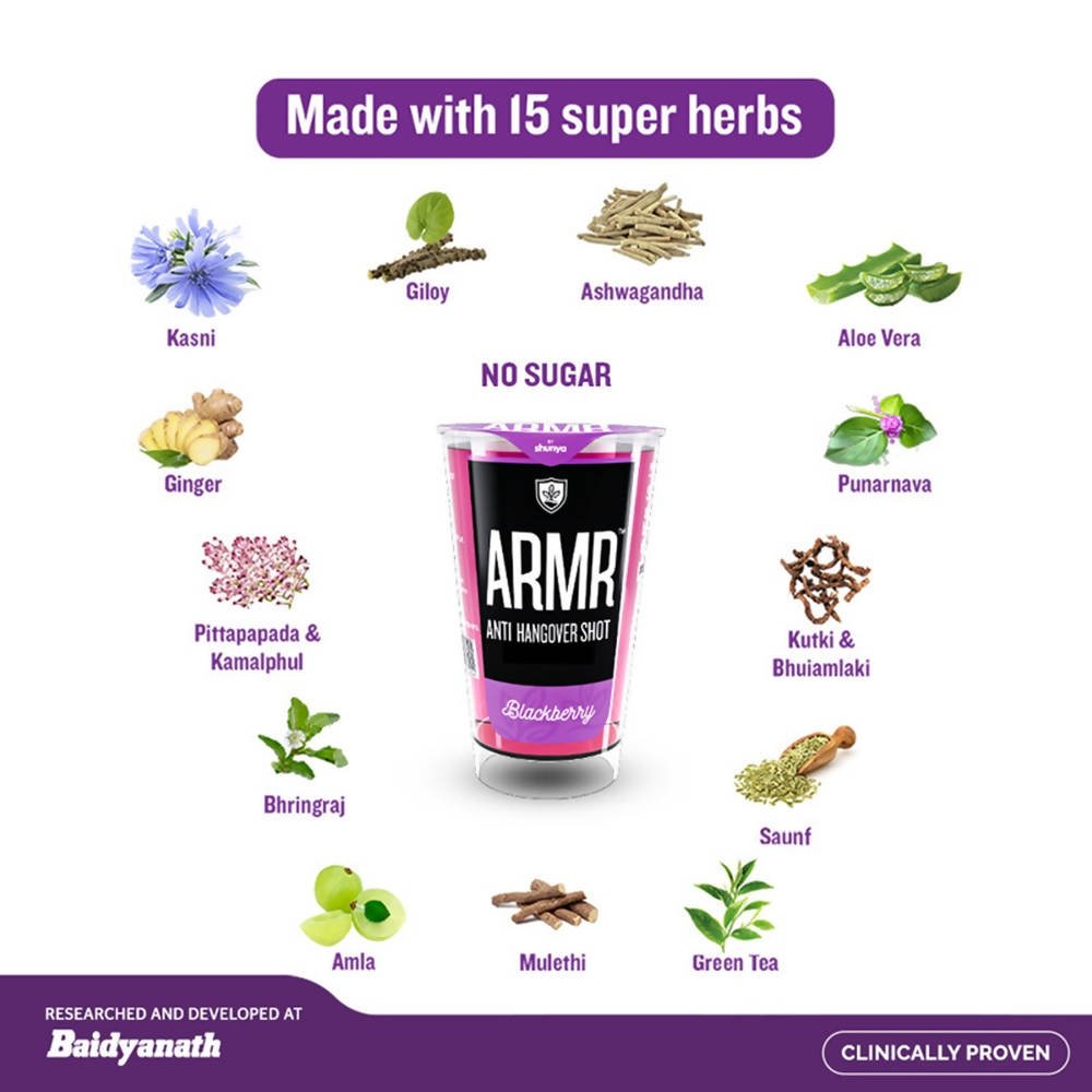 ARMR Anti Hangover Shot Blackberry