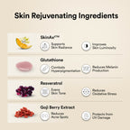 Wellbeing Nutrition Glow Korean Marine Collagen Peptides & Melts Restful Sleep Oral Strips Combo