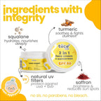 TuCo Intelligent Kids 2-in-1 Saffron Face Cream & Sunscreen For Sun Protection And Glow