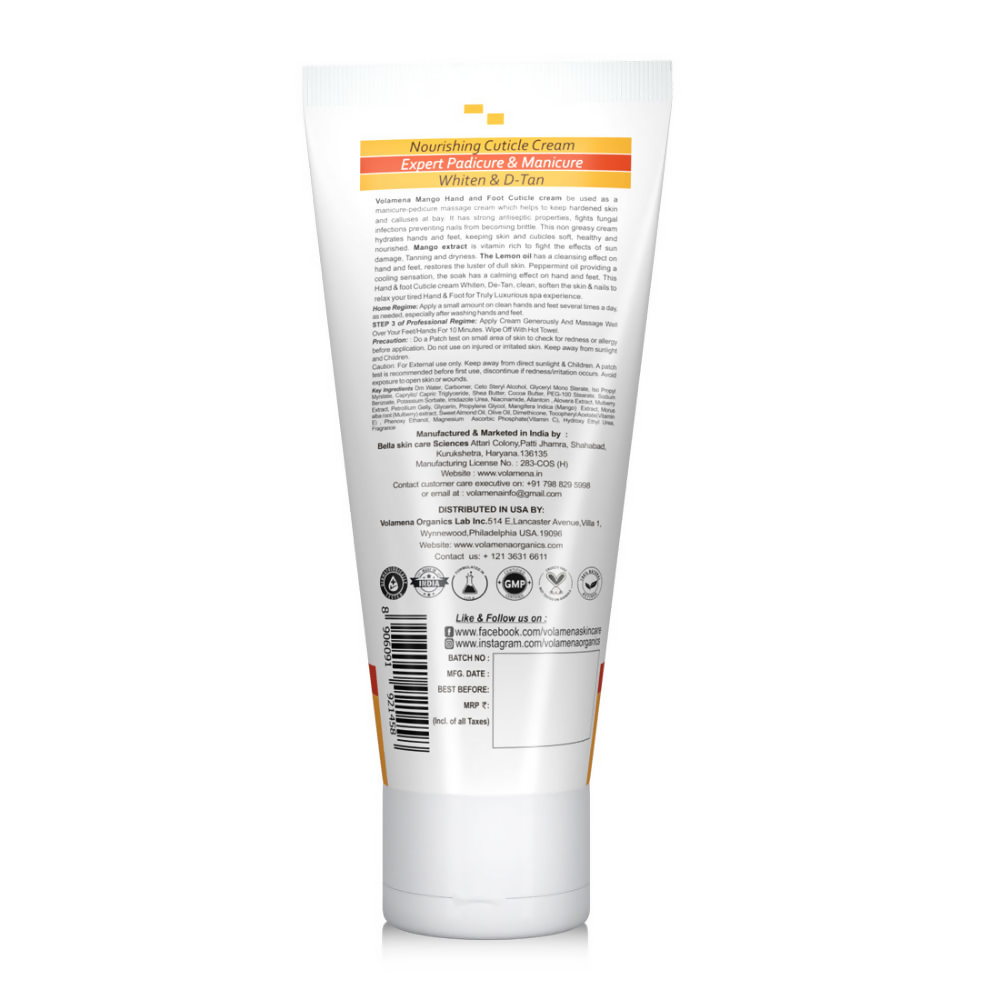 Volamena Mango Hand & Foot Cuticle Cream