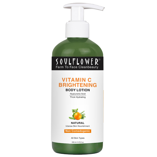 Soulflower Vitamin C Brightening Body Lotion Hover Image