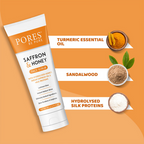 Pores Be Pure Saffron & Honey Face Scrub With Milk Proteins