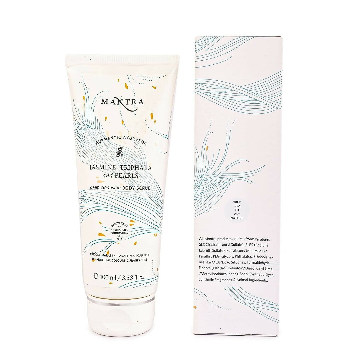 Mantra Herbal Jasmine, Triphala and Pearls Deep Cleansing Body Scrub