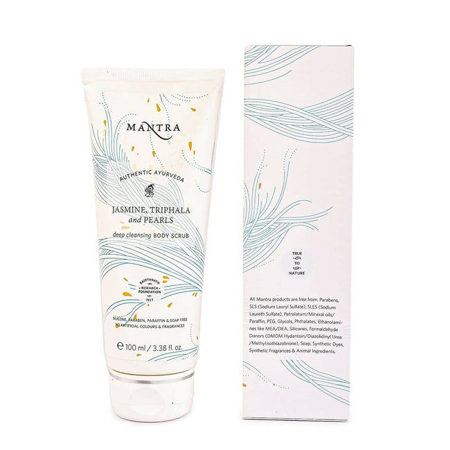 Mantra Herbal Jasmine, Triphala and Pearls Deep Cleansing Body Scrub Main Image