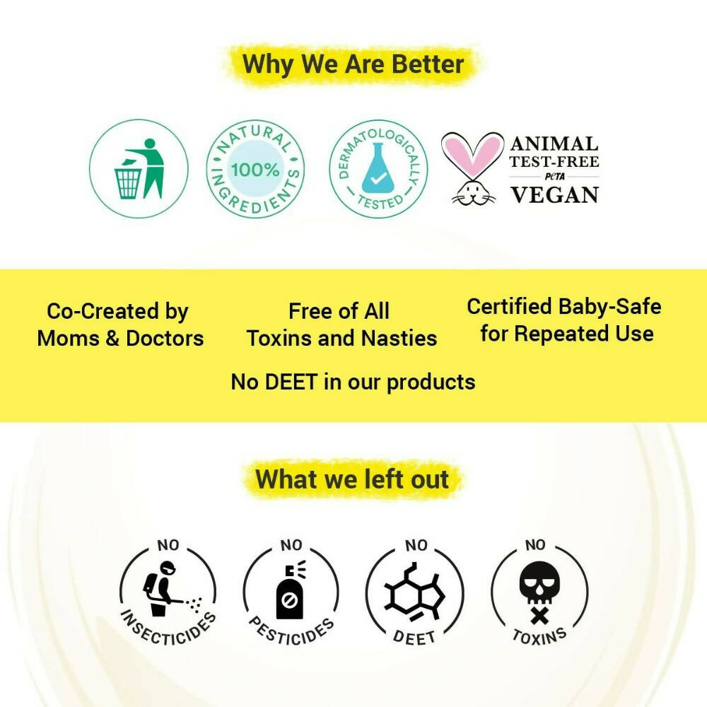 BabyChakra 100% Natural Mosquito Repellent Patches