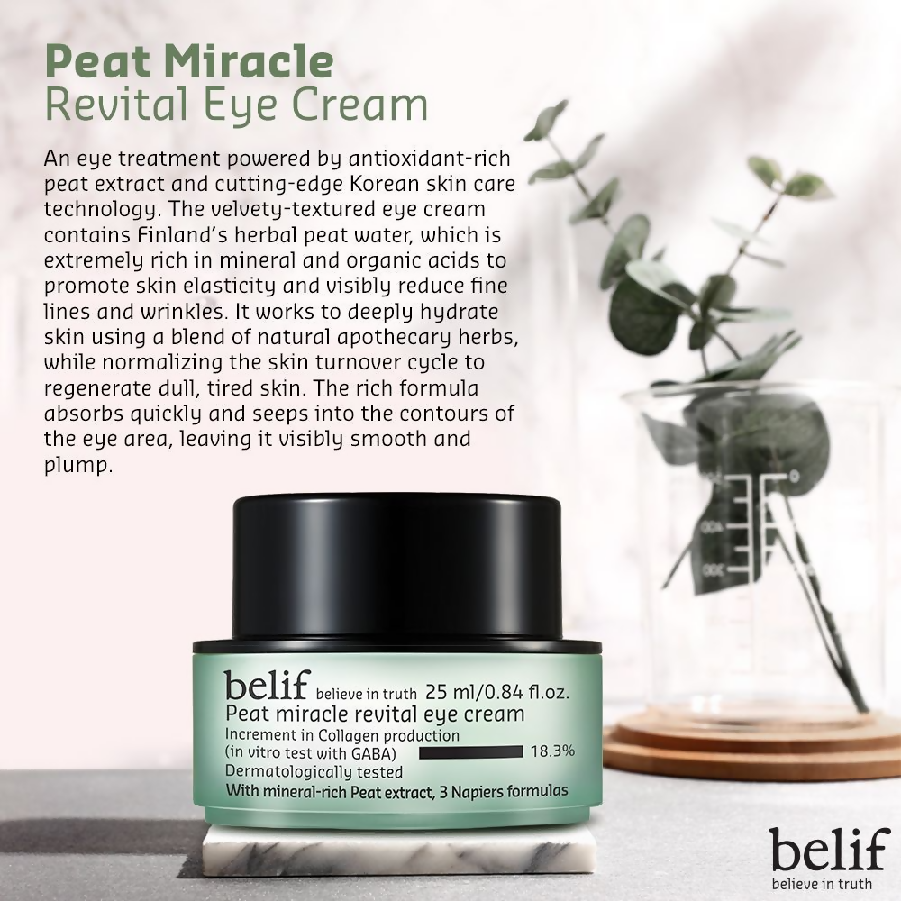 Belif Peat Miracle Eye Cream