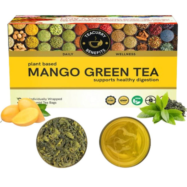 Teacurry Mango Green Tea Bags Hover Image