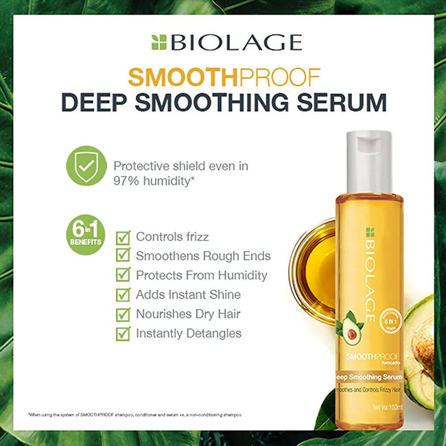 Biolage Smoothproof Avocado Deep Smoothing Serum Deep Smoothening With Avocado & Grape Seed Oil Main Image