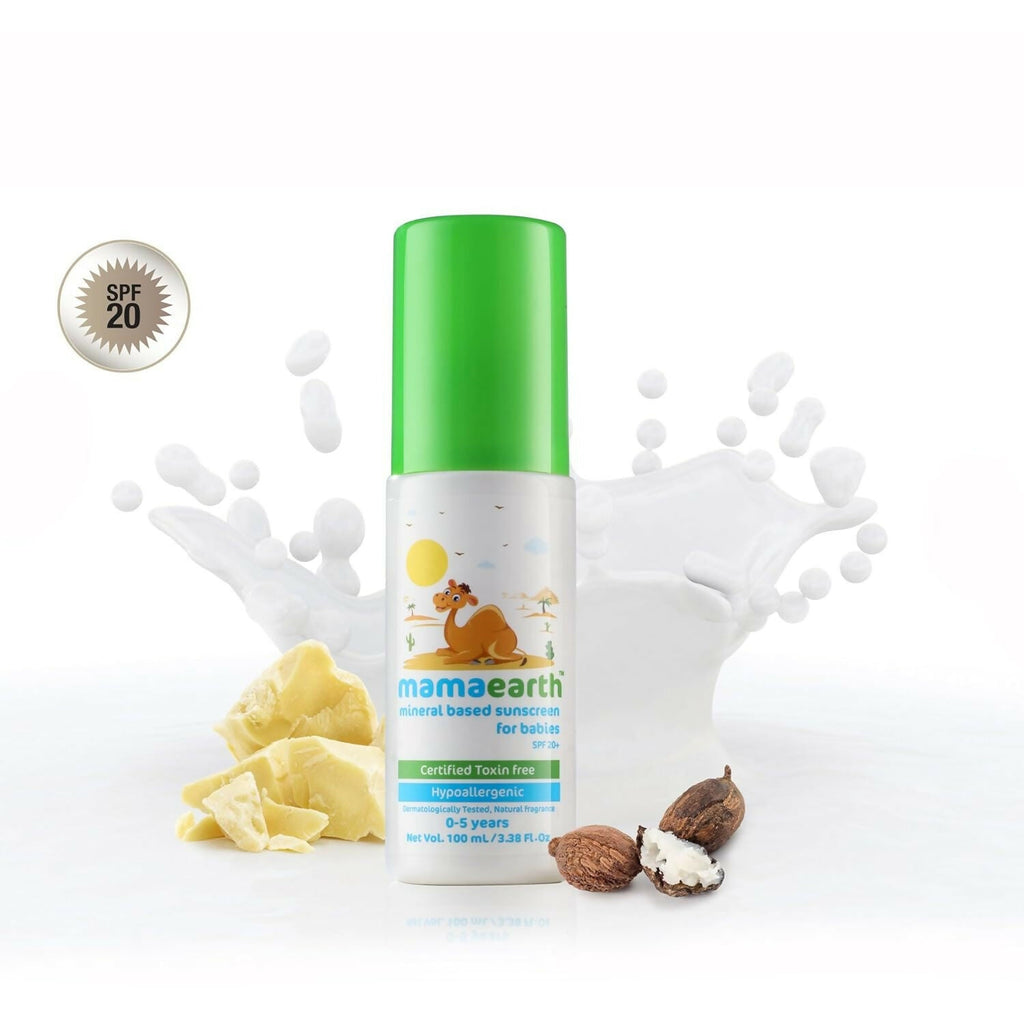 Mamaearth Nourishing Hair Oil & Mineral Based Sunscreen