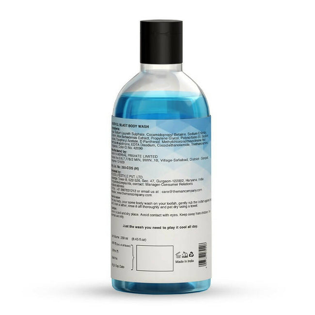 The Man Company Menthol Blast Body Wash Main Image