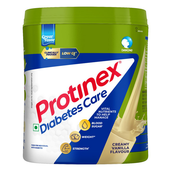 Protinex Diabetes Care Nutritional Drink Powder for Adults - Creamy Vanilla Flavor Main Image