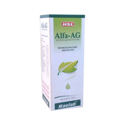 Haslab Homeopathy Alfa-AG With Ashwagandha & Ginseng Tonic Main Image