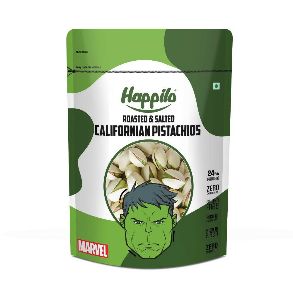 Happilo Roasted & Salted Californian Pistachios-Marvel Hulk Edition