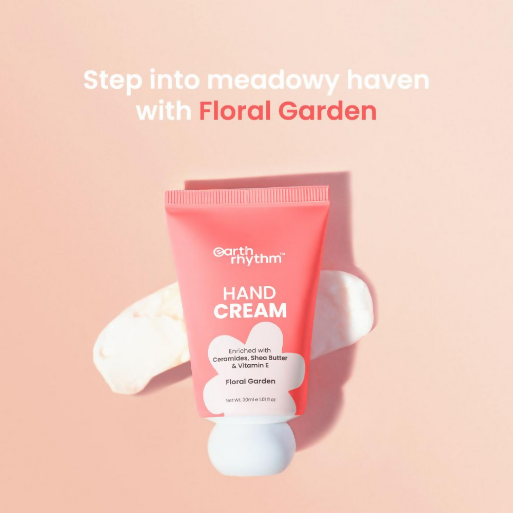 Earth Rhythm Floral Garden Hand Cream Enriched with Ceramide