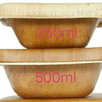 Eco Friendly Areca Leaf Tiffin Box ( Bowl With Plate) -500 ml