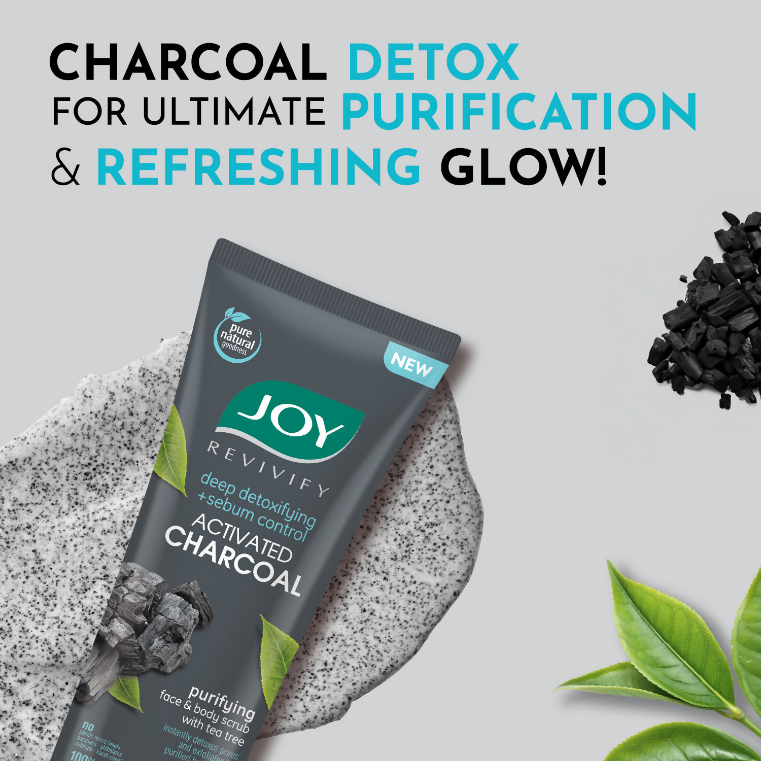 Joy Purifying & Exfoliating Charcoal Face & Body Scrub