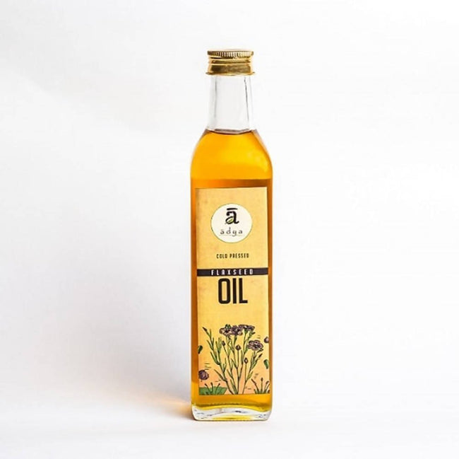 Adya Organics Cold Pressed Flaxseed Oil Hover Image