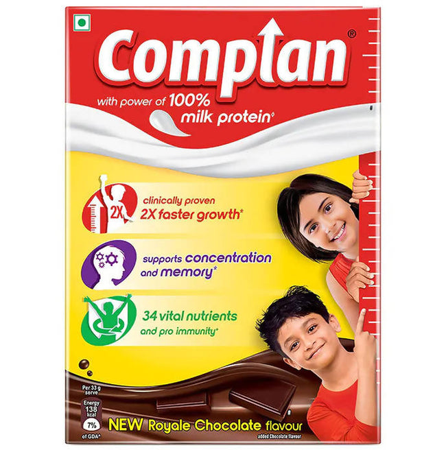 Complan Nutrition and Health Drink Royale Chocolate Refill Hover Image