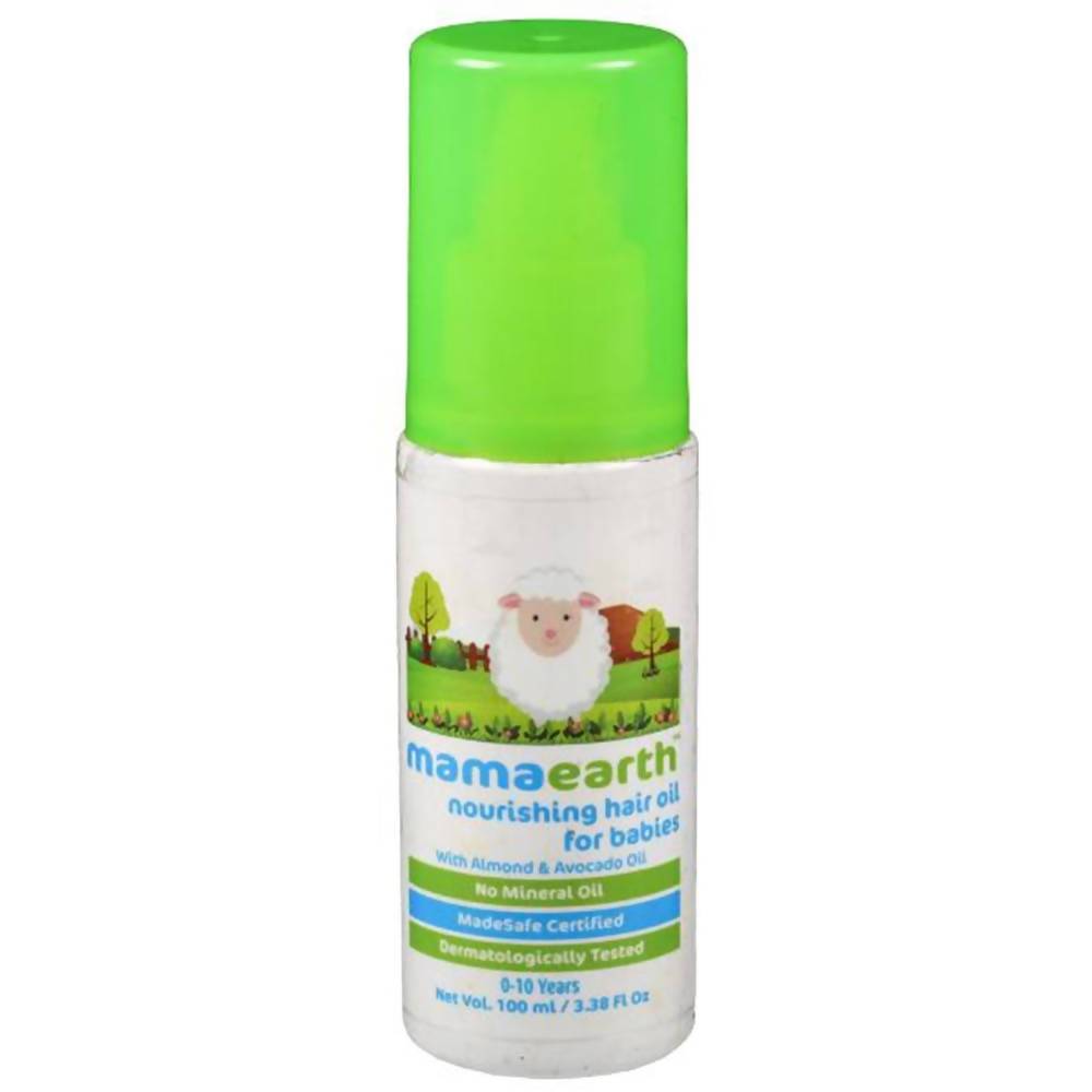 Mamaearth Nourishing Hair Oil For Babies For Repairs Dry Scalp & Stimulates New Hair Growth