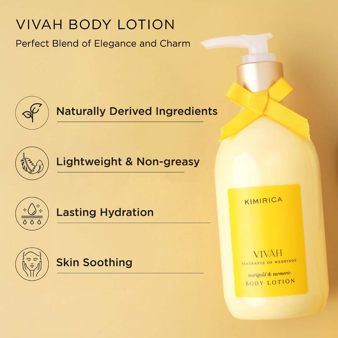 Kimirica Vivah Body Lotion Infused With Marigold And Turmeric