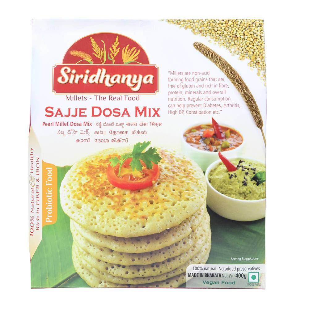 Siridhanya Pearl Millet/Sajje Dosa Mix
