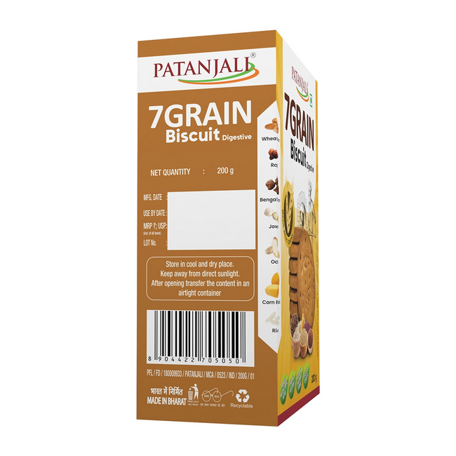 Patanjali 7 Grain Digestive Biscuit Main Image