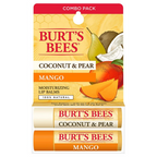 Burt's Bees Natural Moisturizing Lip Balms (Coconut & Pear and Mango)