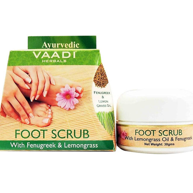 Vaadi Herbals Foot Scrub with Fenugreek and Lemongrass Oil Hover Image