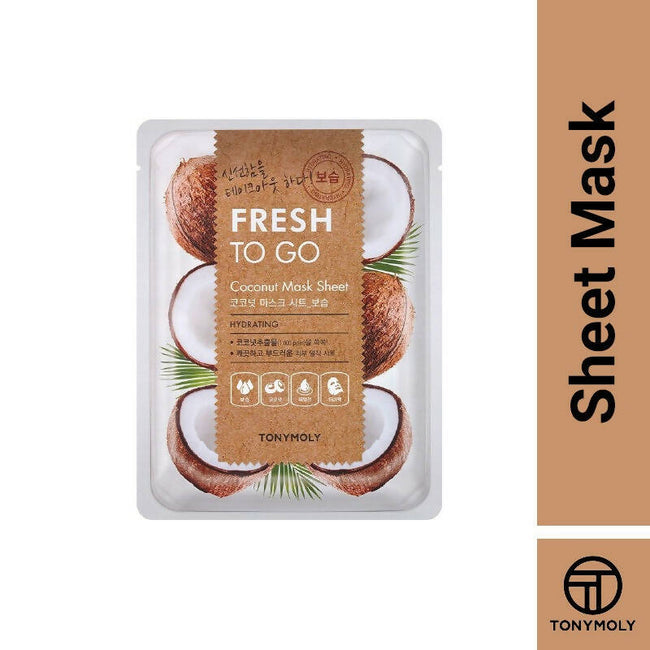 Tonymoly Fresh To Go Coconut Mask Sheet Hydrating - Korean Skincare Main Image