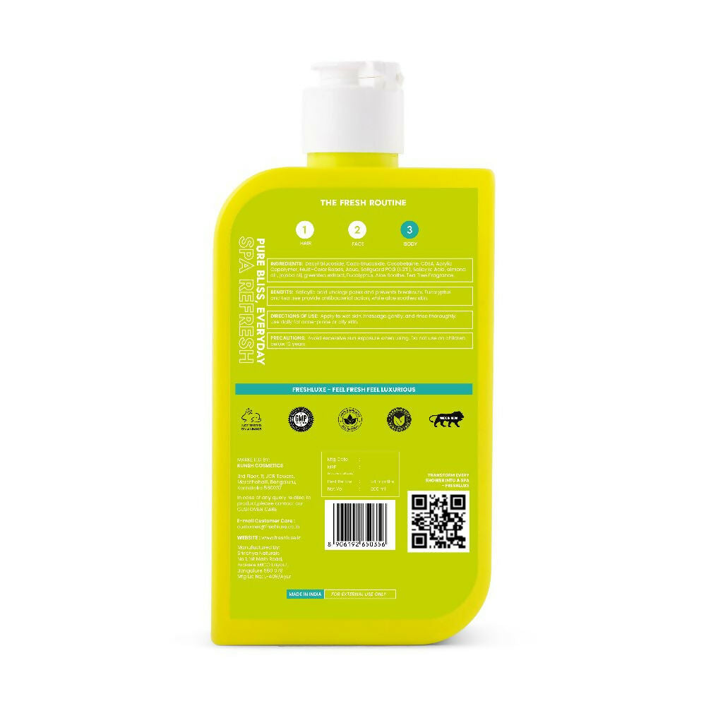 FreshLuxe Zen Spa Shower Gel & Body Wash