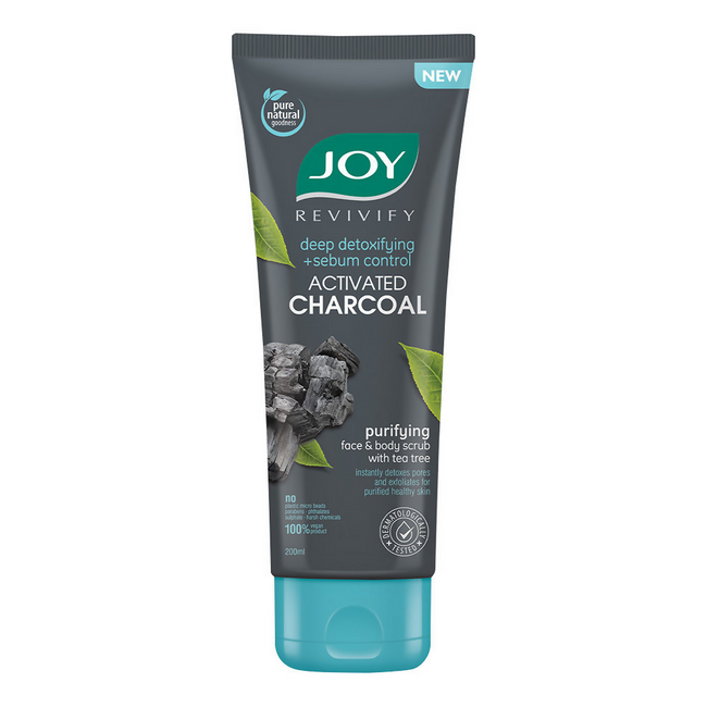 Joy Purifying & Exfoliating Charcoal Face & Body Scrub Main Image