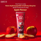 Dente91 Kids Toothpaste Protects Against Dental Caries & Hypersensitivity Fluoride Free Apple Flavour