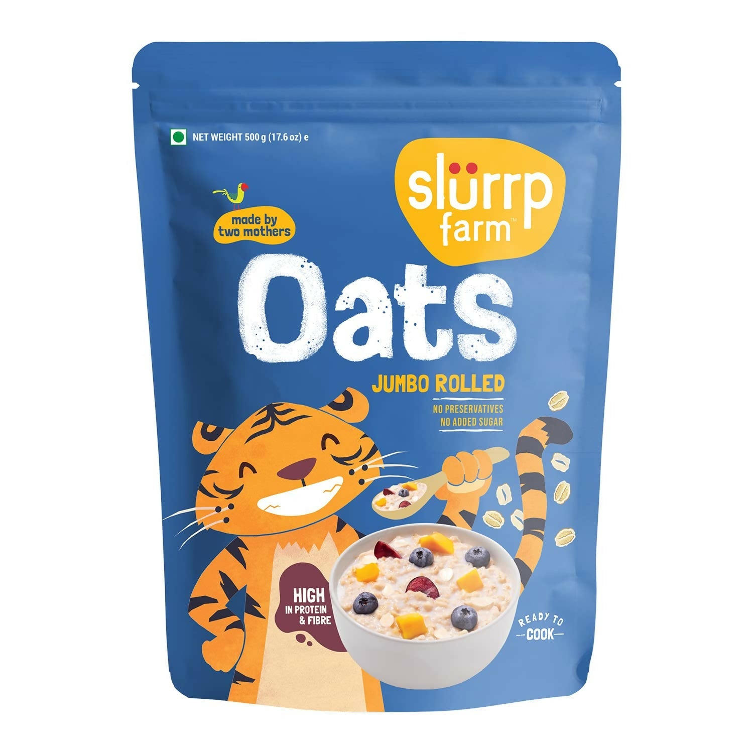 Slurrp Farm Rolled Oats (Jumbo Rolled) No Added Sugar